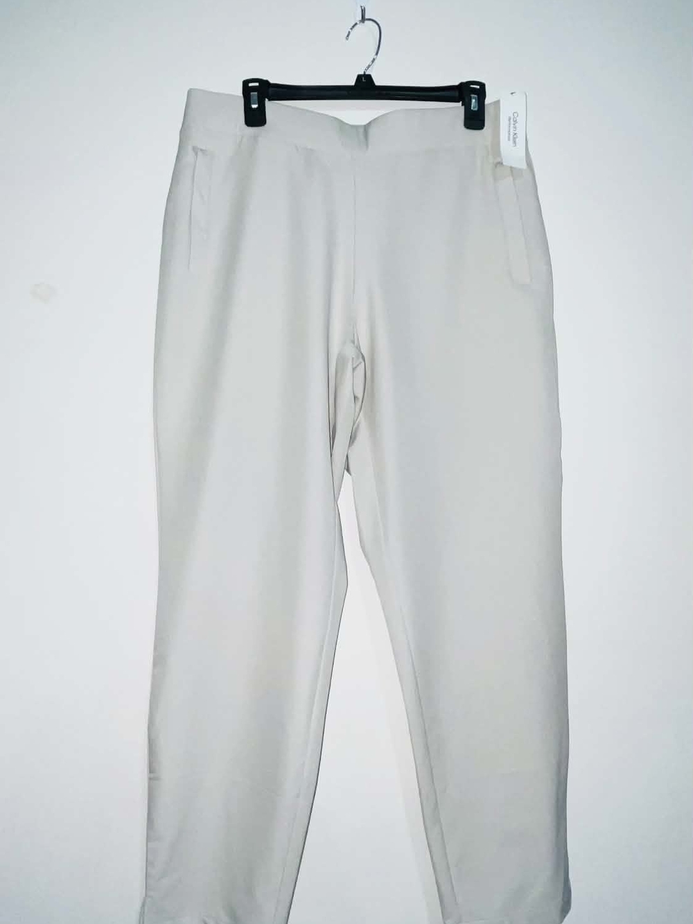 Calvin Klein Performance  Light Gray Dress Pants - Slim Tailored L